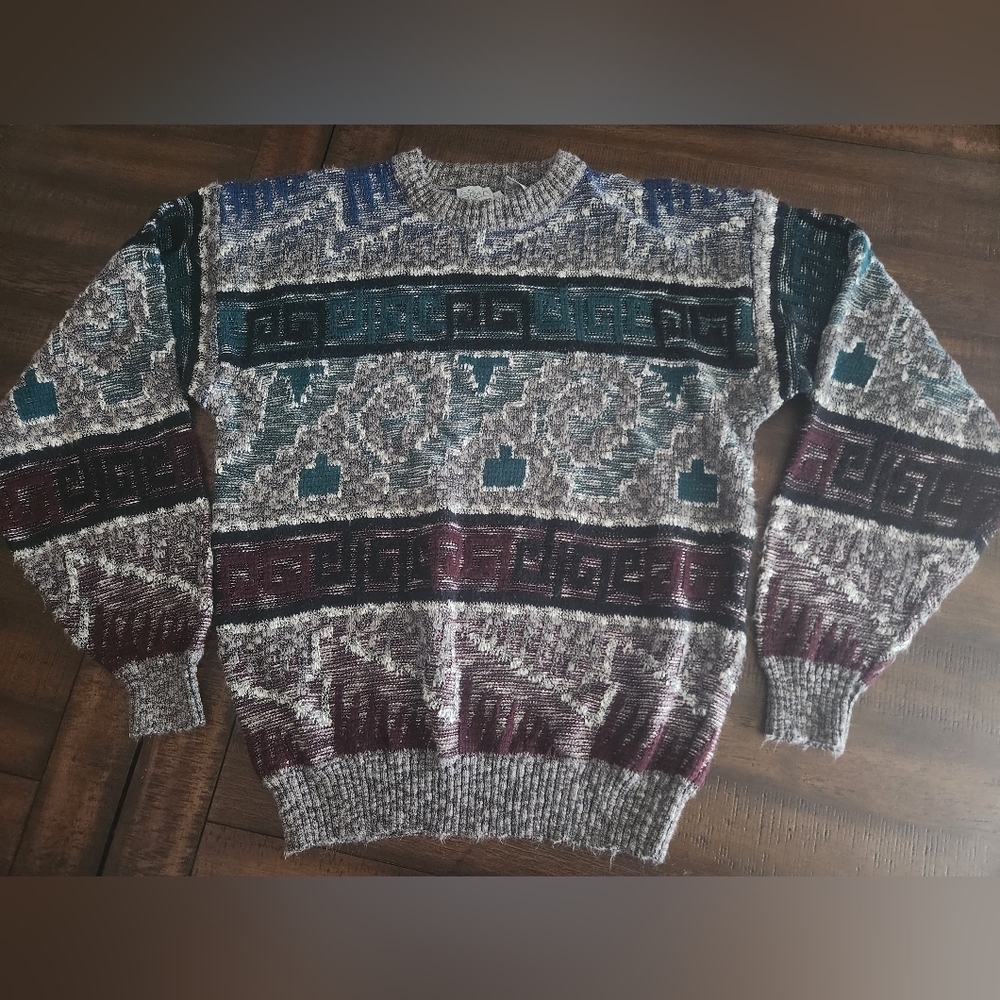 Men's XL Reg Fit Bill Cosby Vintage Graphix Sweater